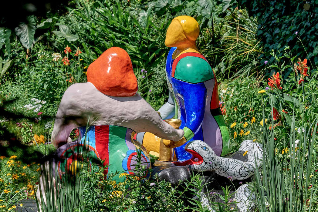 Niki De Saint Phalle (French American 1930-2002) Adam and Eve, 1989