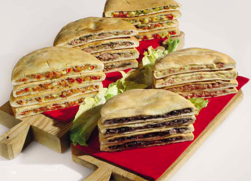 LINEA PASTA Pizza: Focaccia ripiena