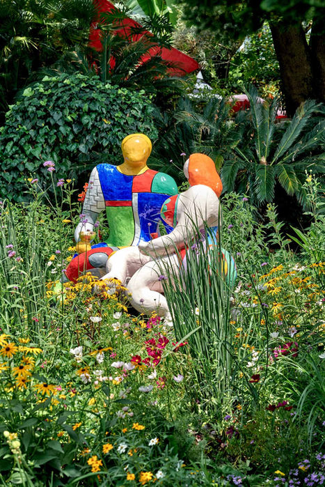 Niki De Saint Phalle (French American 1930-2002) Adam and Eve, 1989