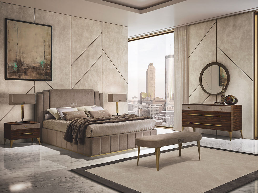 Testata A per Letto Matrimoniale Richmond Design