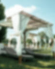 Gazebo con lettini King size