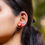 Thumbnail: Terracotta Elephant Tracks & Dots Set of 3 Earrings