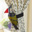 Thumbnail: Black Rumped Flameback Woodpecker Curtain Holder