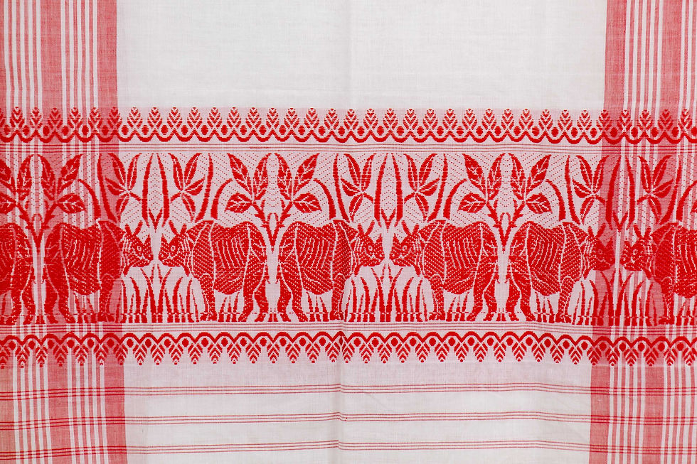 Thumbnail: Indian Rhino Gamocha - Hargila Army