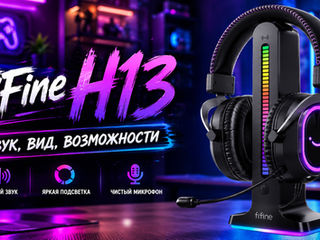 Игровая гарнитура с возможностями стриминг-студии. Обзор FiFine H13