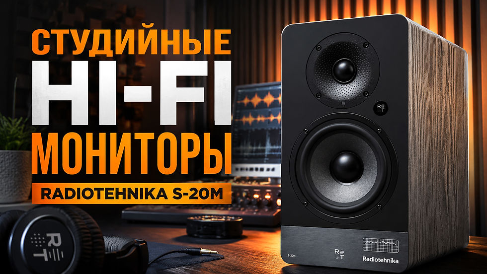Крутые и доступные студийные мониторы с Hi-Fi наследием. Обзор Radiotehnika S-20M