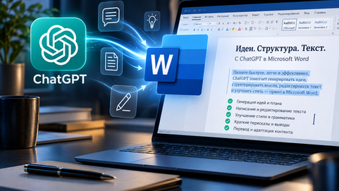 Официальный плагин ChatGPT появился в Microsoft Word: поддержка всех тарифов и работа прямо в документе