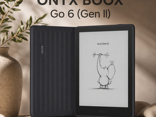 ONYX BOOX Go 6 (Gen II) – второе поколение популярного компактного ридера уже в продаже!
