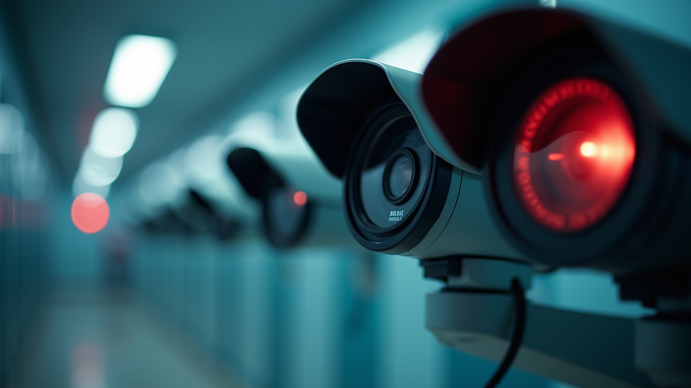 Close-up view of surveillance equipment used in investigations