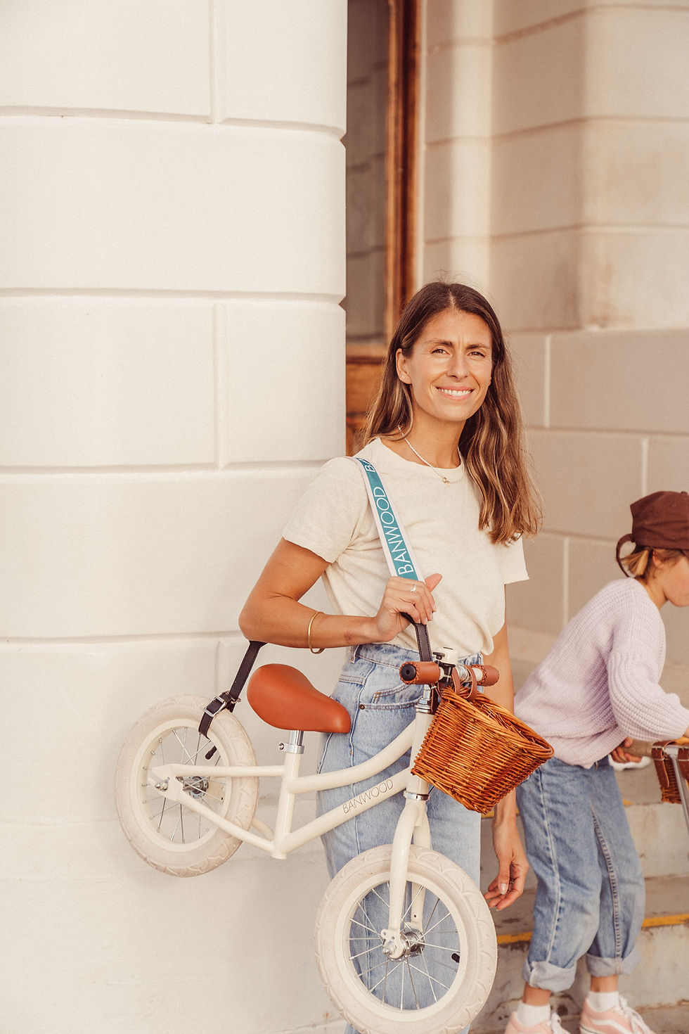 Thumbnail: Banwood carry straps - shoulder bike carrier strap various colours