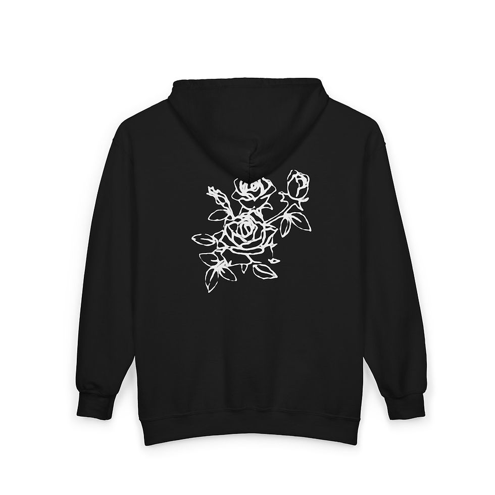 Miniature : sweat a capuche zipé brodé bikelife française