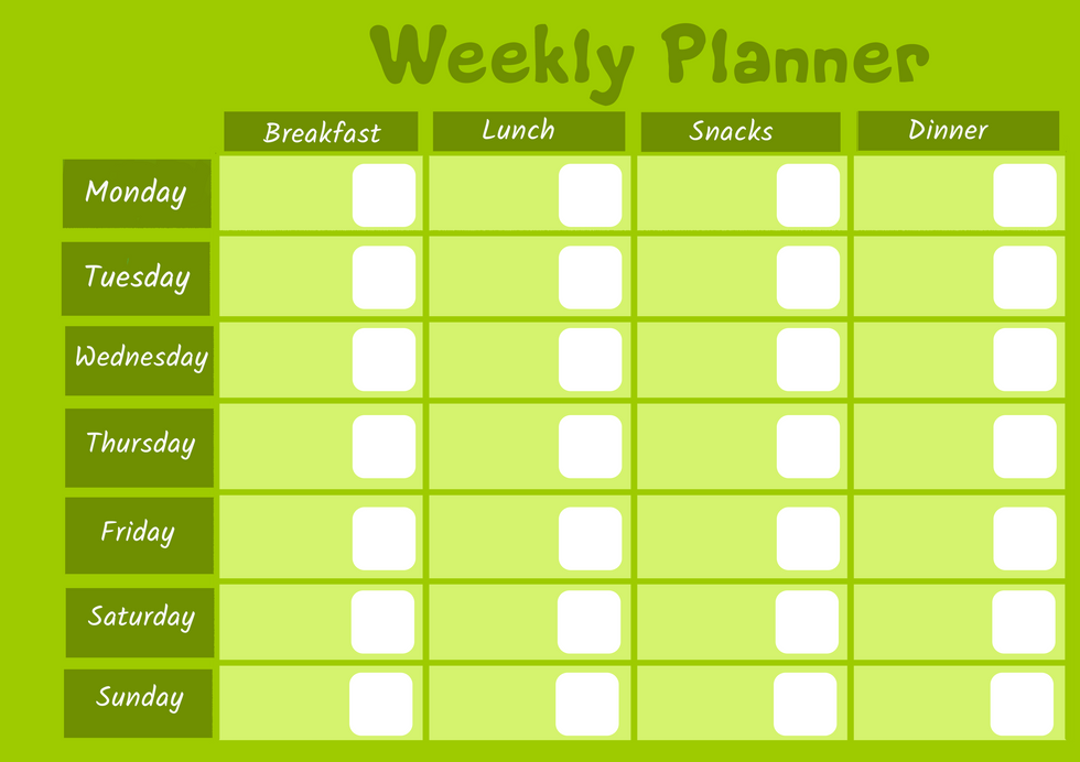 final weekly planner