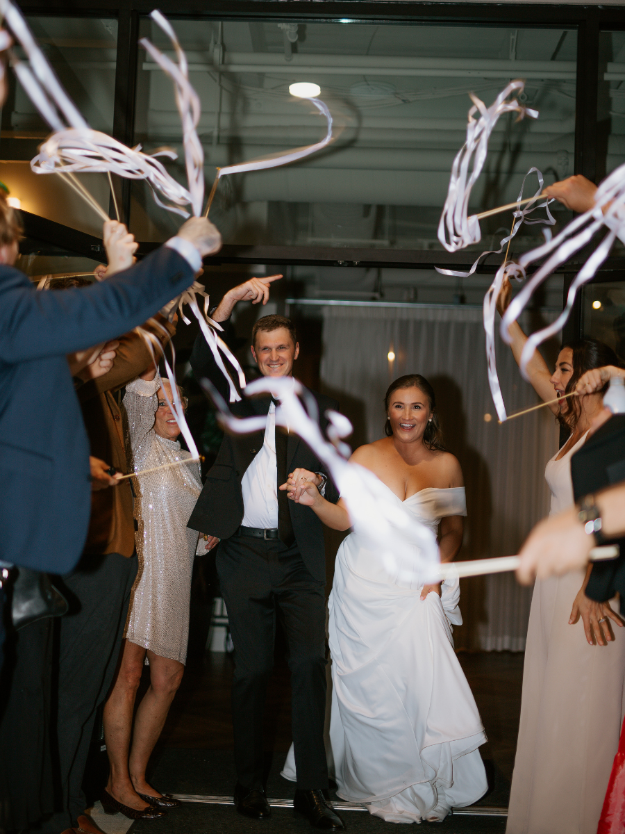 Wedding Exit at Harper Hall