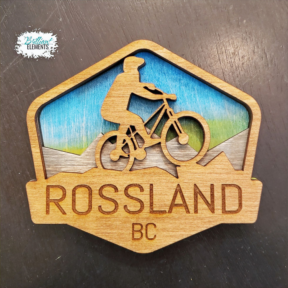 Thumbnail: Rossland Bike Magnet