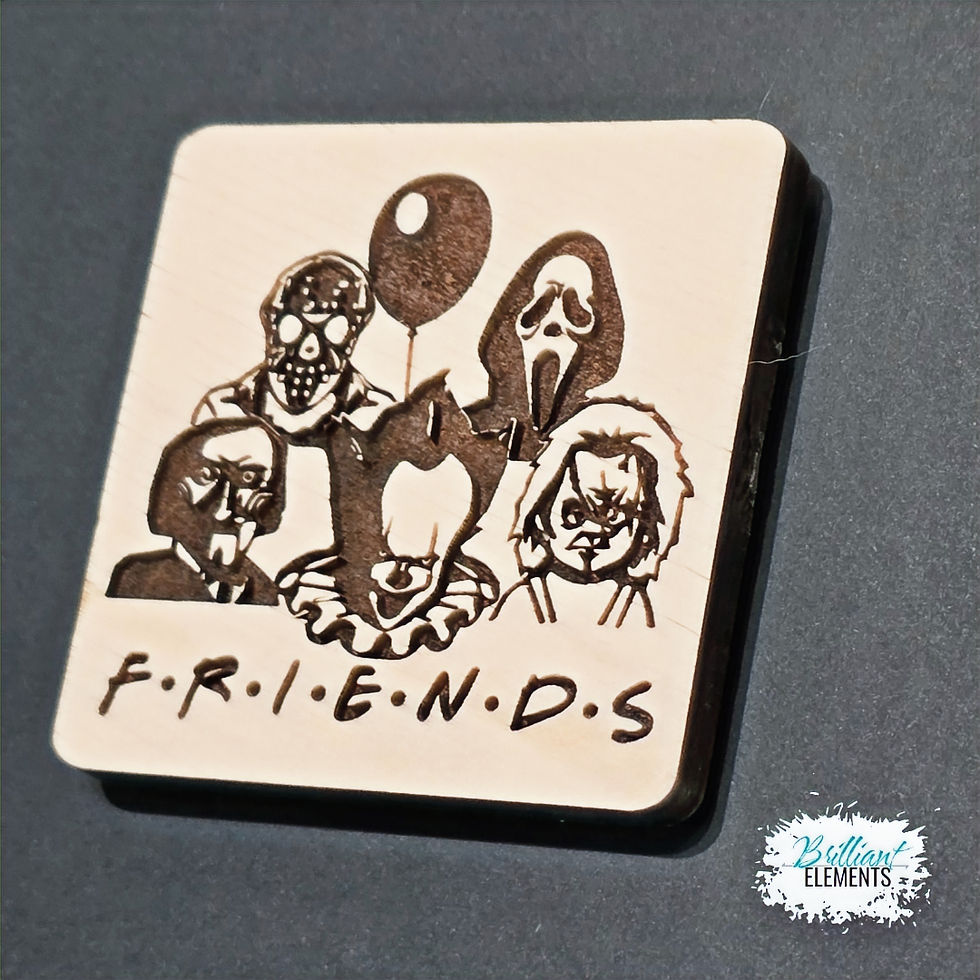 Thumbnail: Scary Friends Magnet