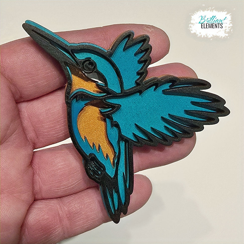 Thumbnail: Kingfisher in Flight Magnet