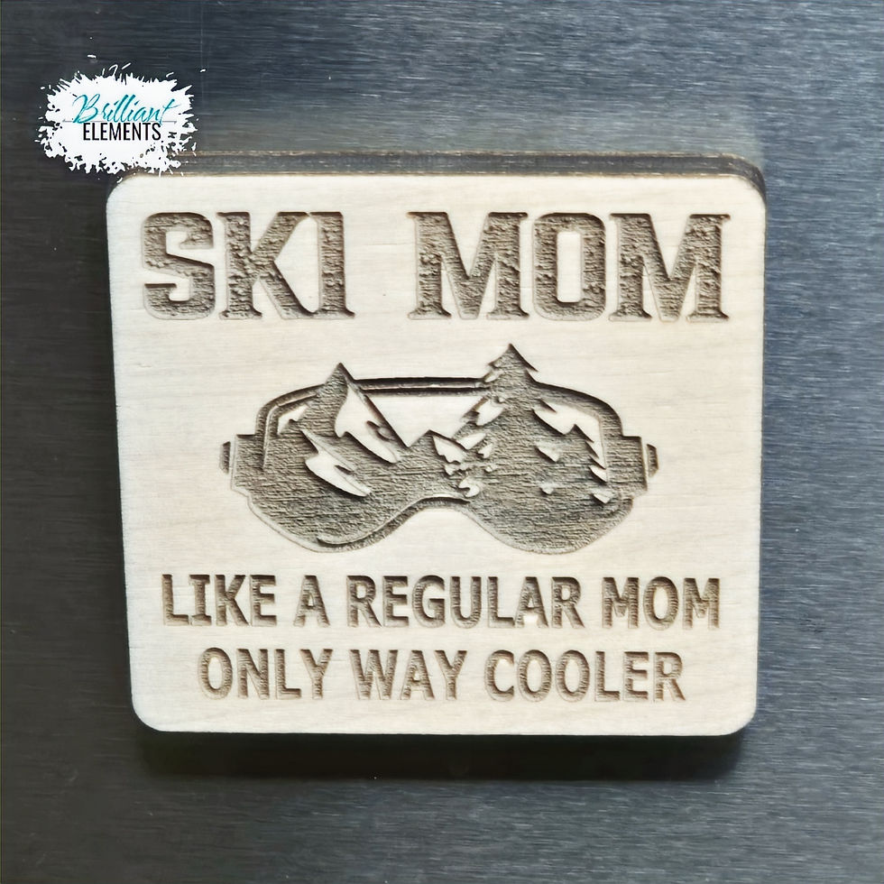 Ski Mom Magnet