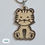 Thumbnail: Sitting Cartoon Tiger Keychain