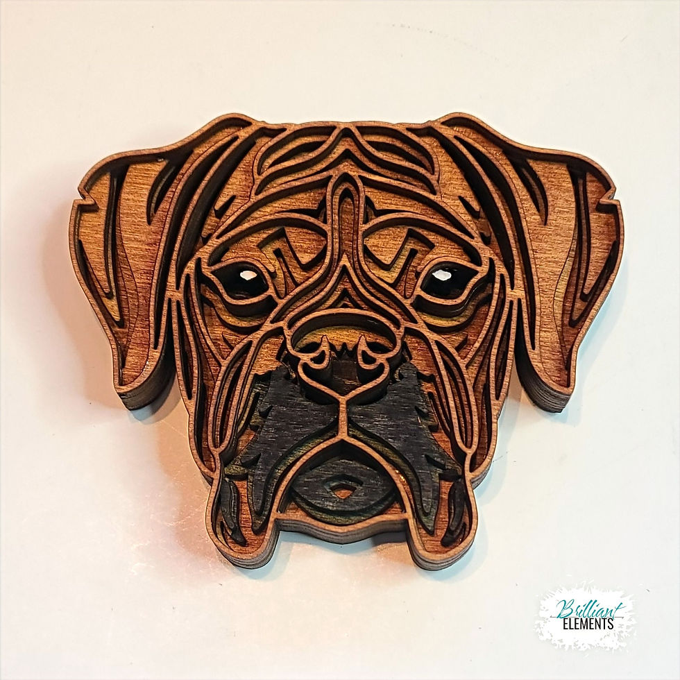 Thumbnail: Serious Boxer Magnet