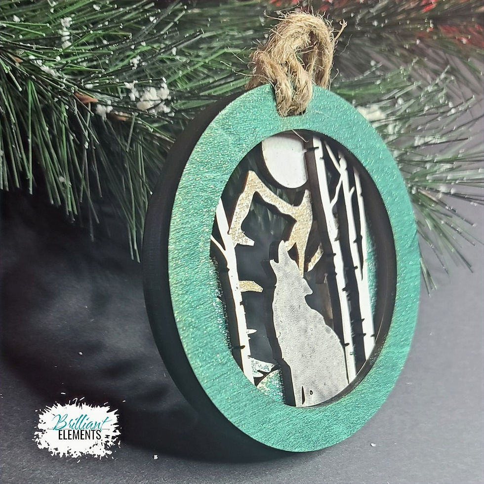 Thumbnail: Grey Wolf - Canada Wildlife Ornament