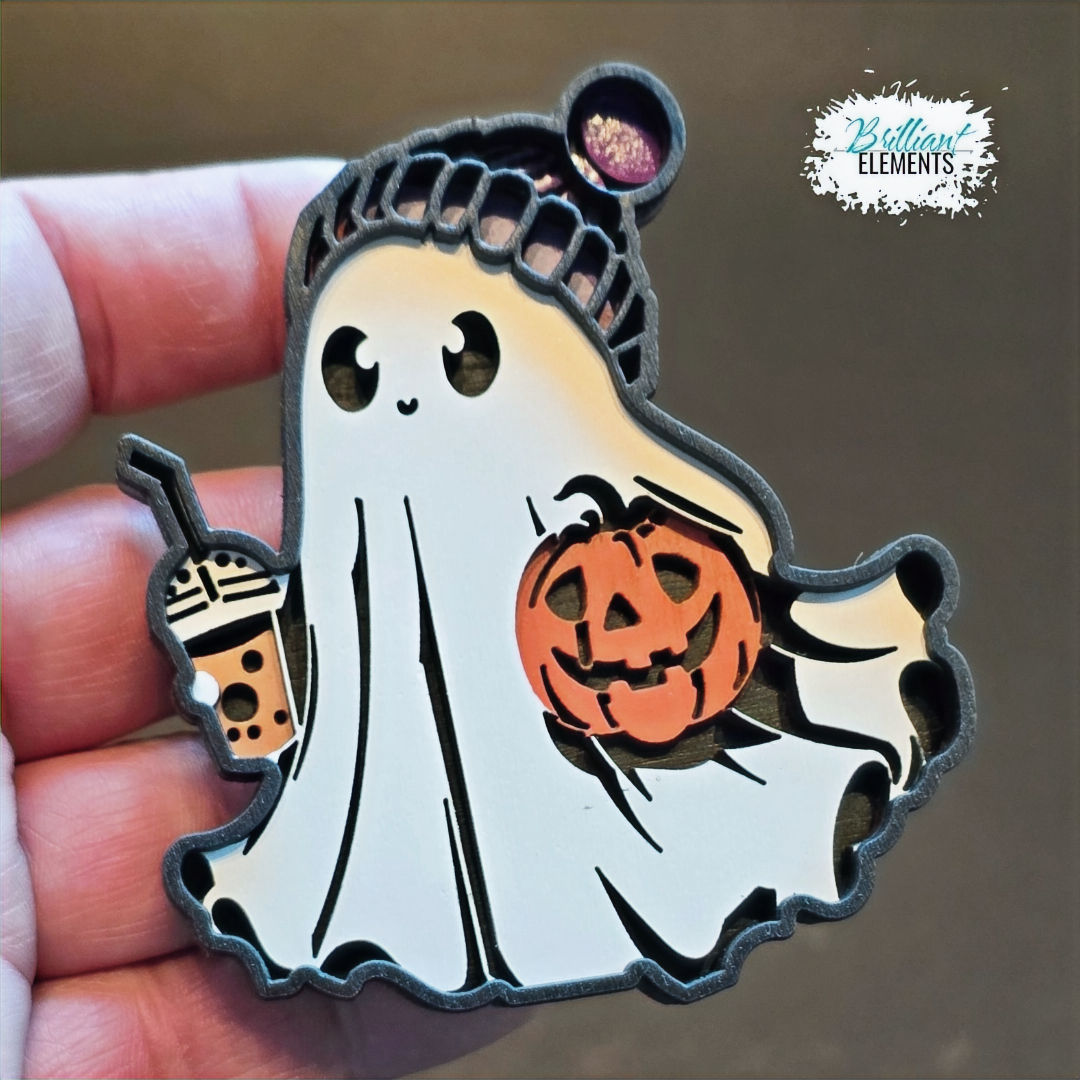 Spooky Season Ghost Magnet