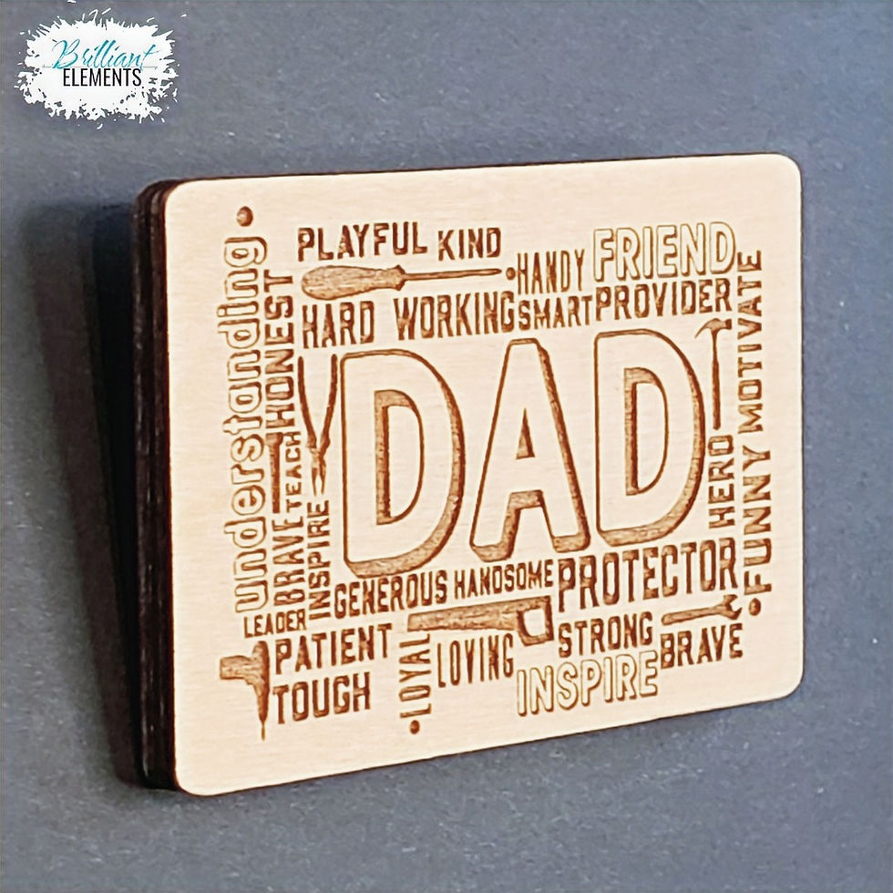 Thumbnail: Dad Word Art Magnet