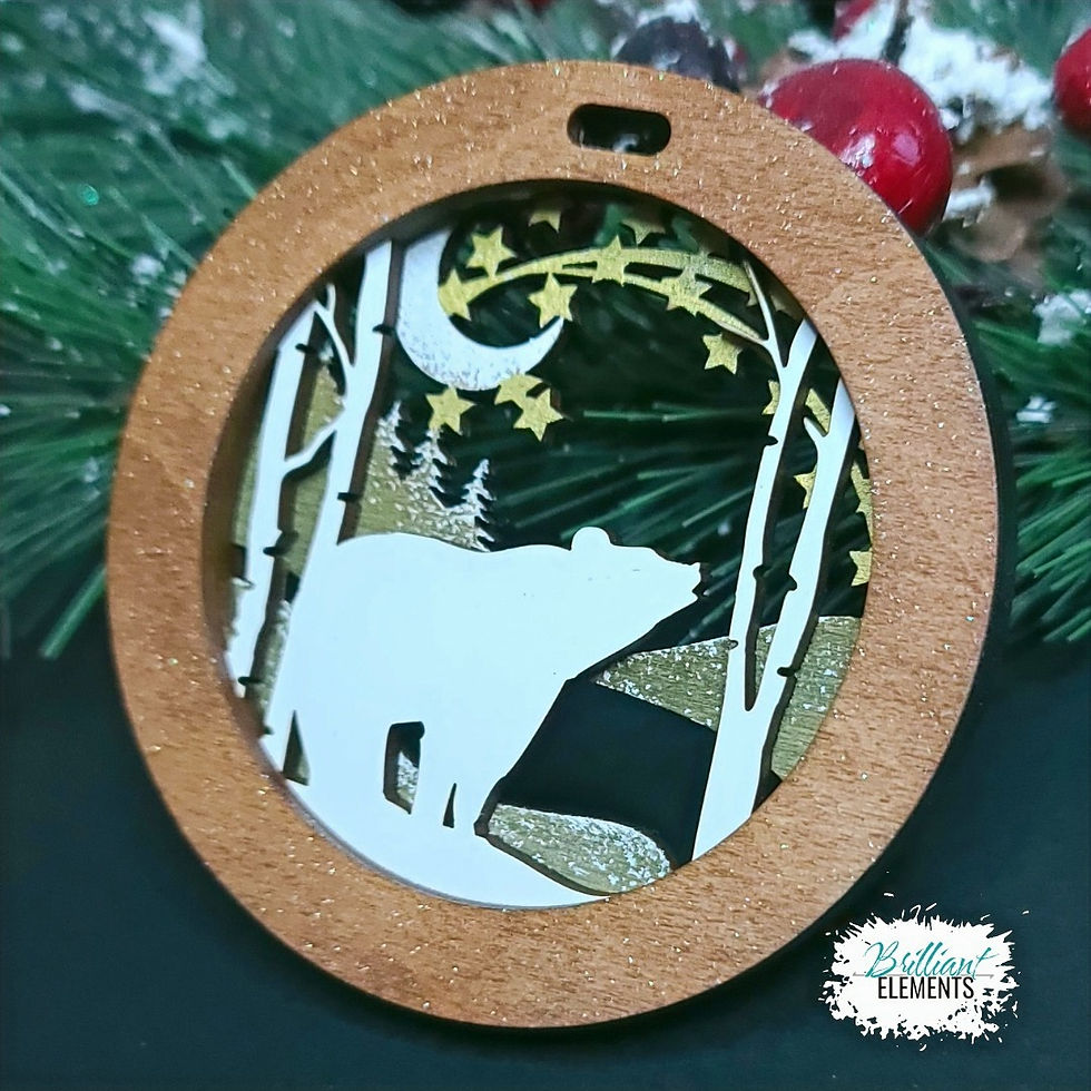 Thumbnail: Star Sky Bear - Canada Wildlife Ornament