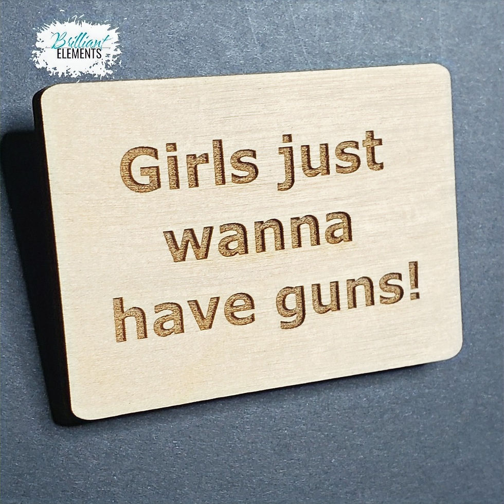 Thumbnail: Girls Just Wanna Have Guns Magnet