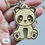 Thumbnail: Sitting Cartoon Panda Keychain
