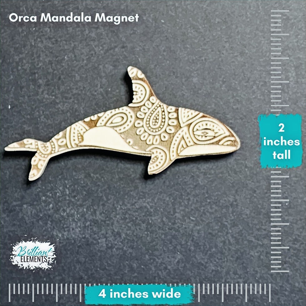 Thumbnail: Orca Mandala Magnet