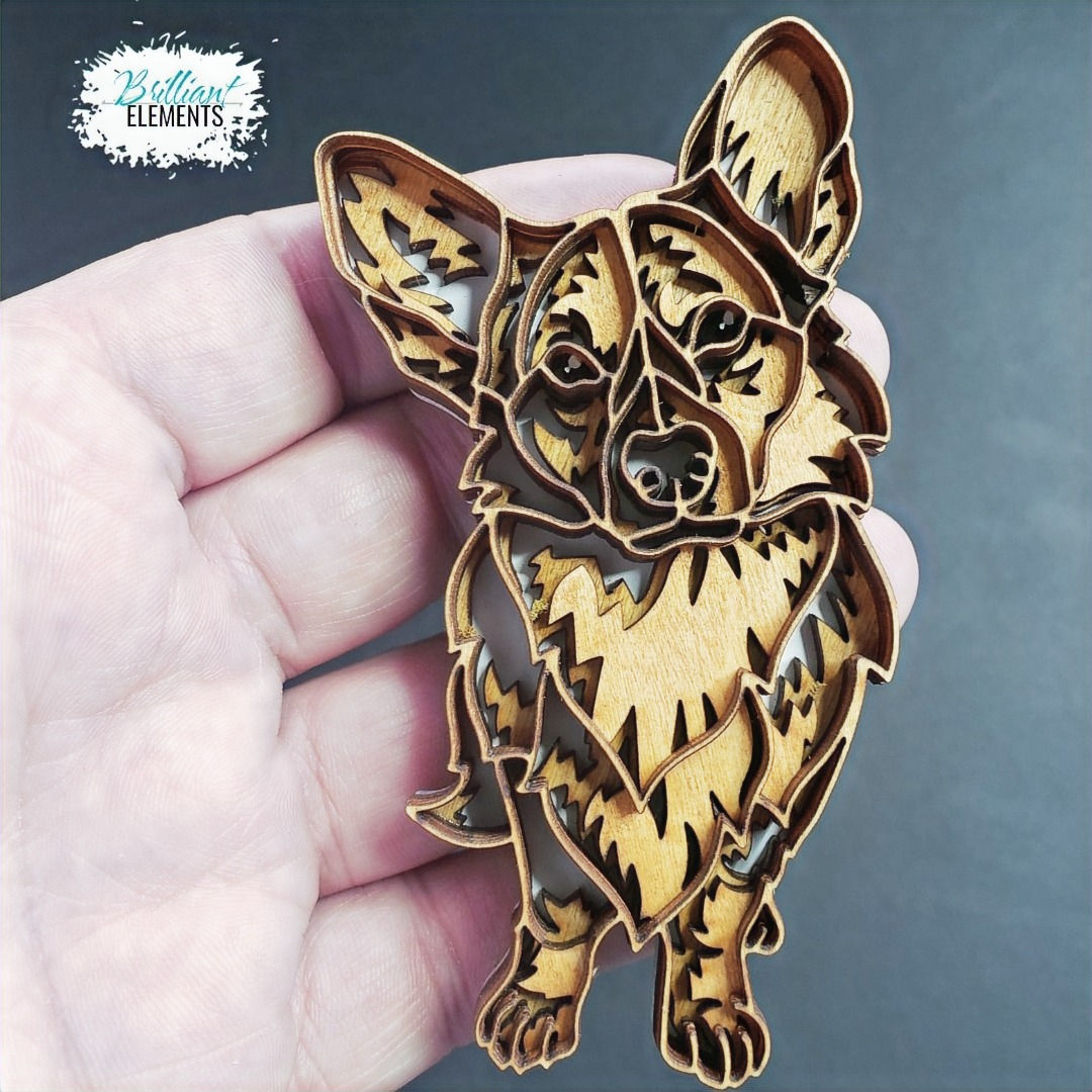 Curious Corgi Magnet