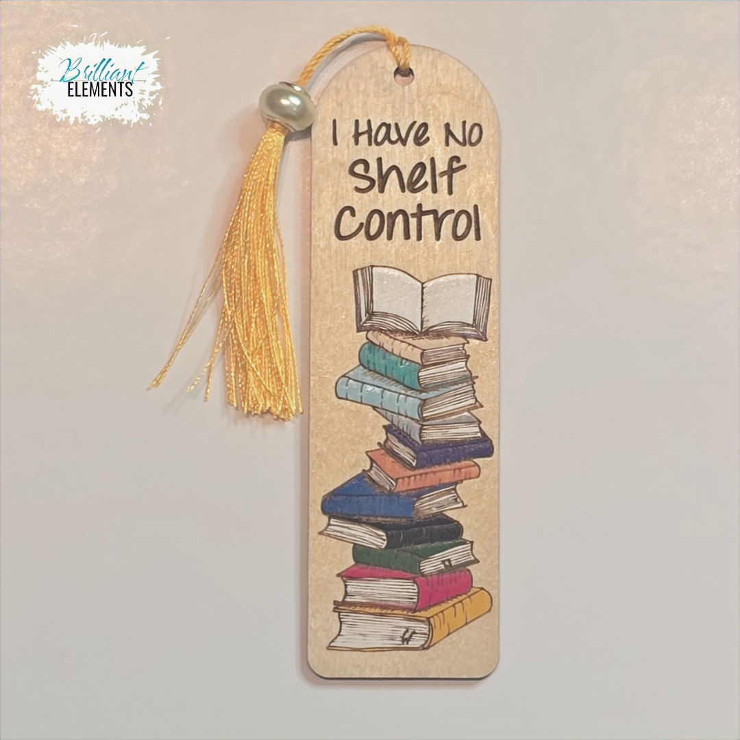 No Shelf Control Bookmark