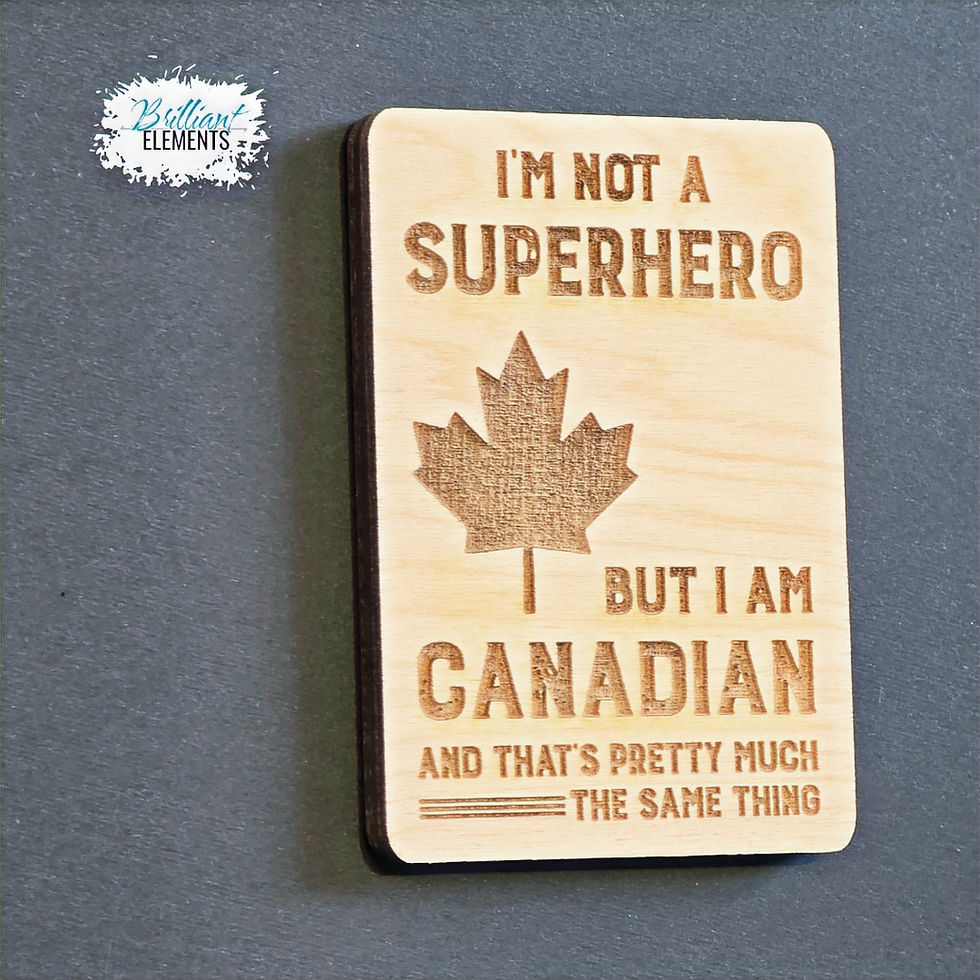 Thumbnail: Not a Superhero - Canadian Magnet