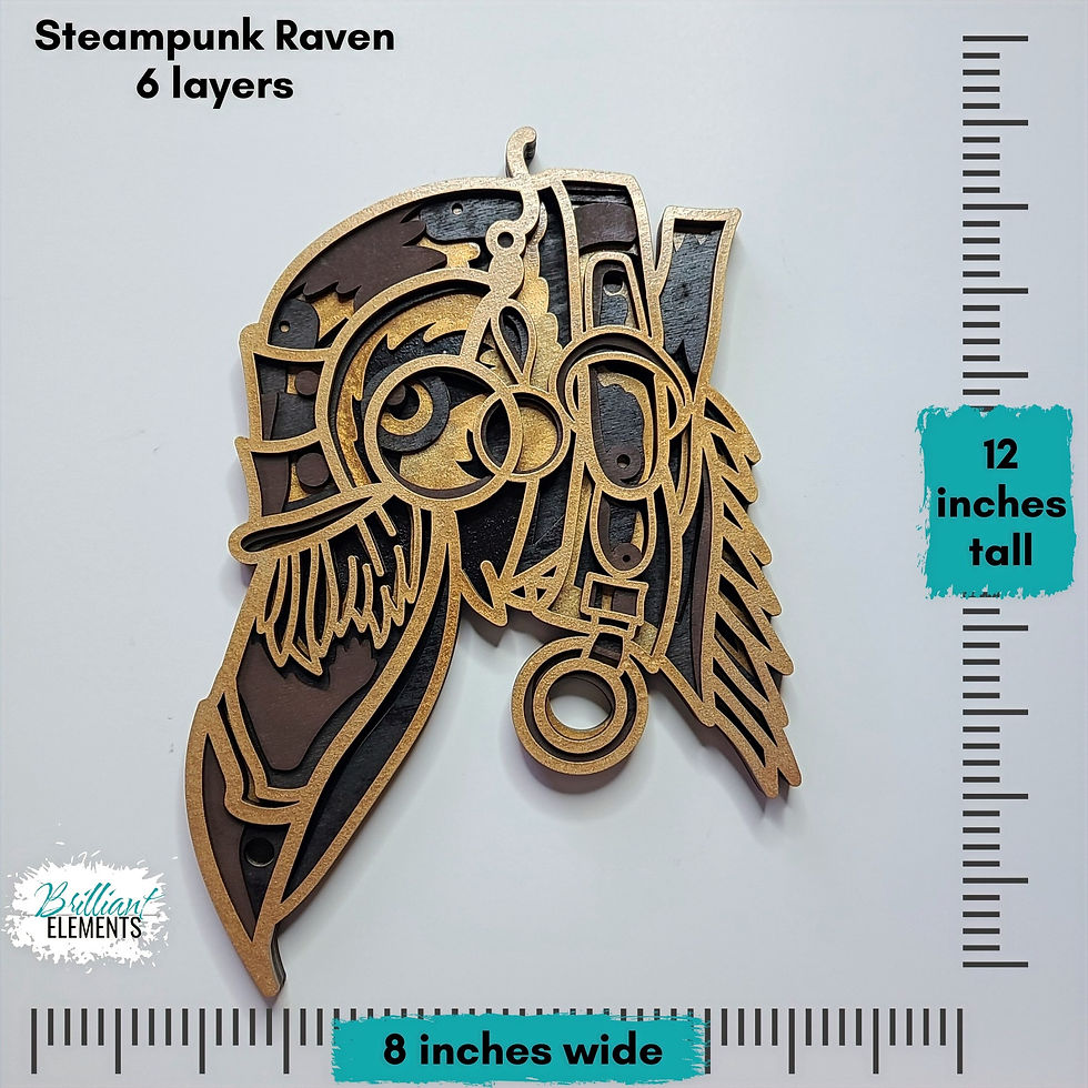 Thumbnail: Steampunk Raven