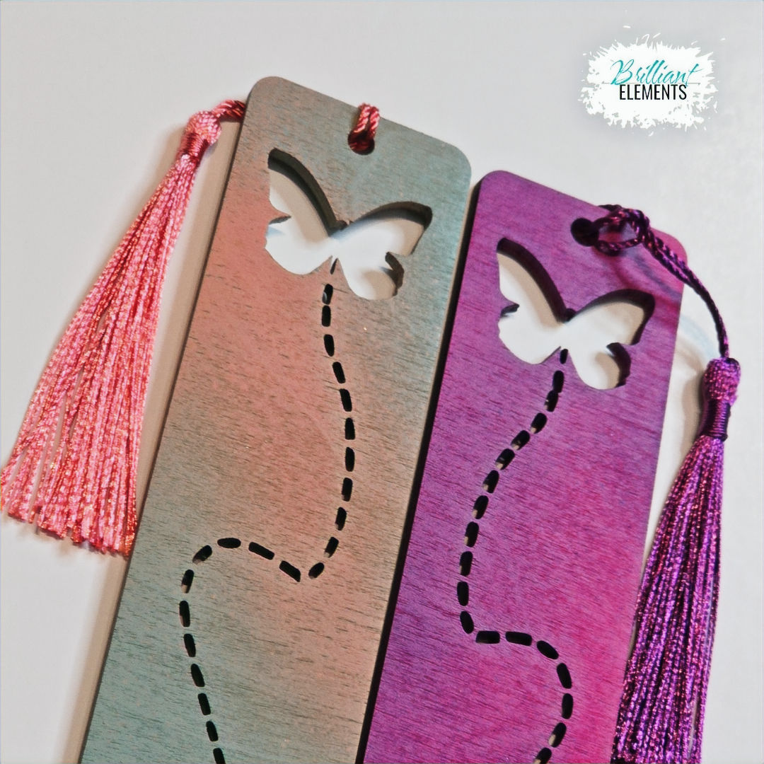 Butterfly Path - Cutout Bookmark