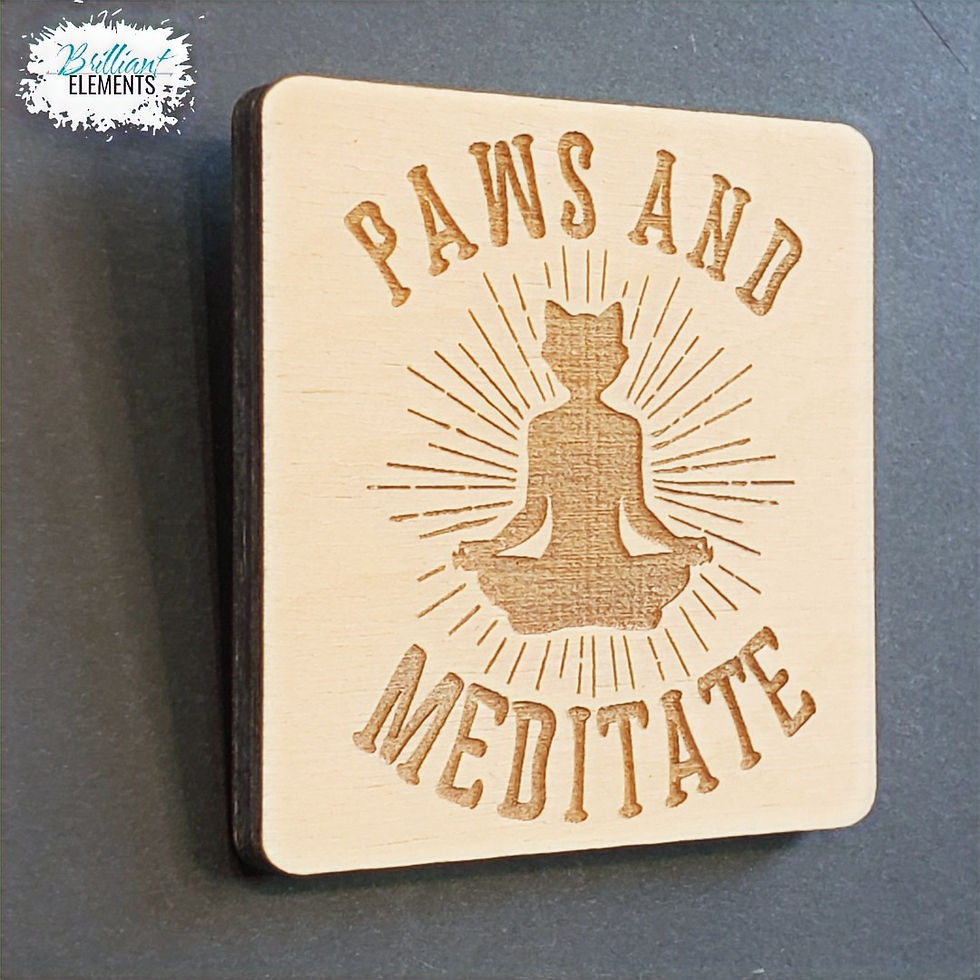 Thumbnail: Paws and Meditate  Magnet