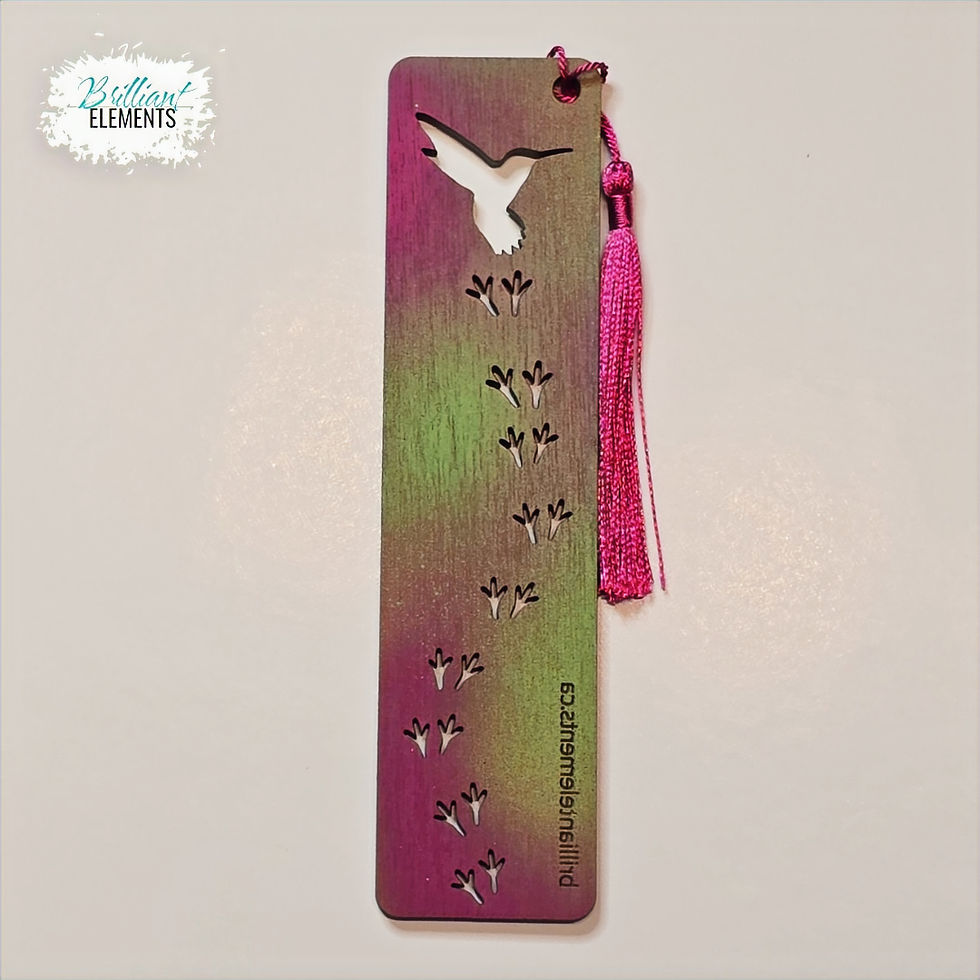 Thumbnail: Hummingbird Path - Cutout Bookmark