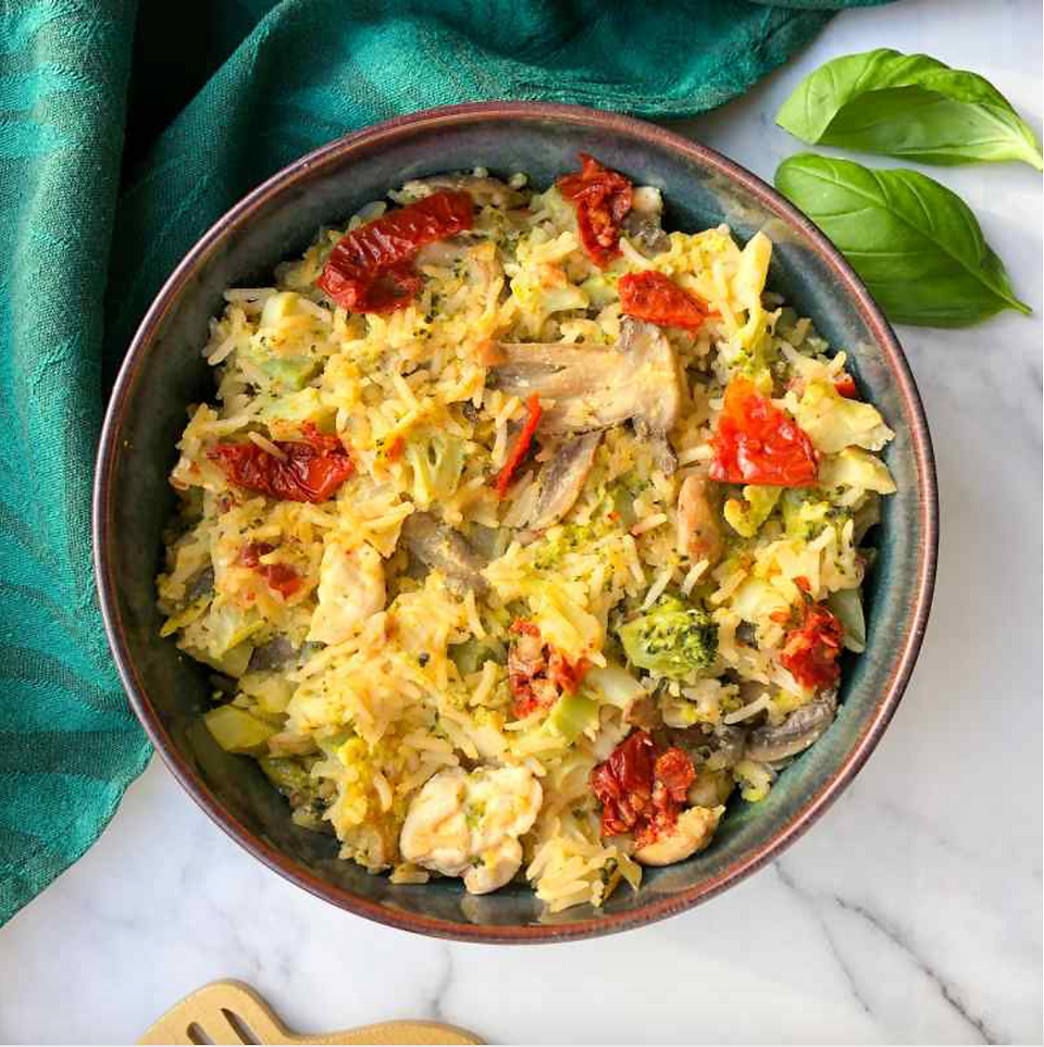 Le risotto au brocoli et curry
