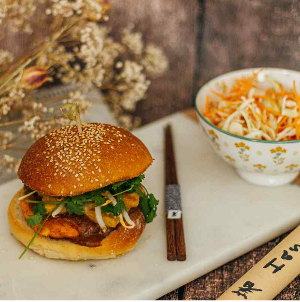 Le burger façon pad thaï