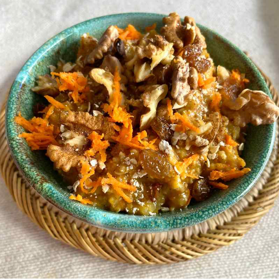 Le porridge façon carrot cake