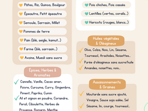 Liste de courses : les essentiels d'août