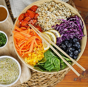 recette rainbow bowl healthy