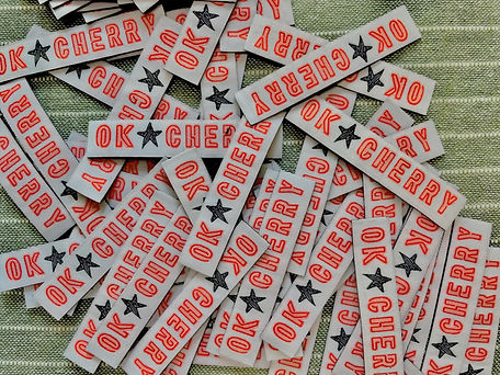 Étiquettes ok cherry