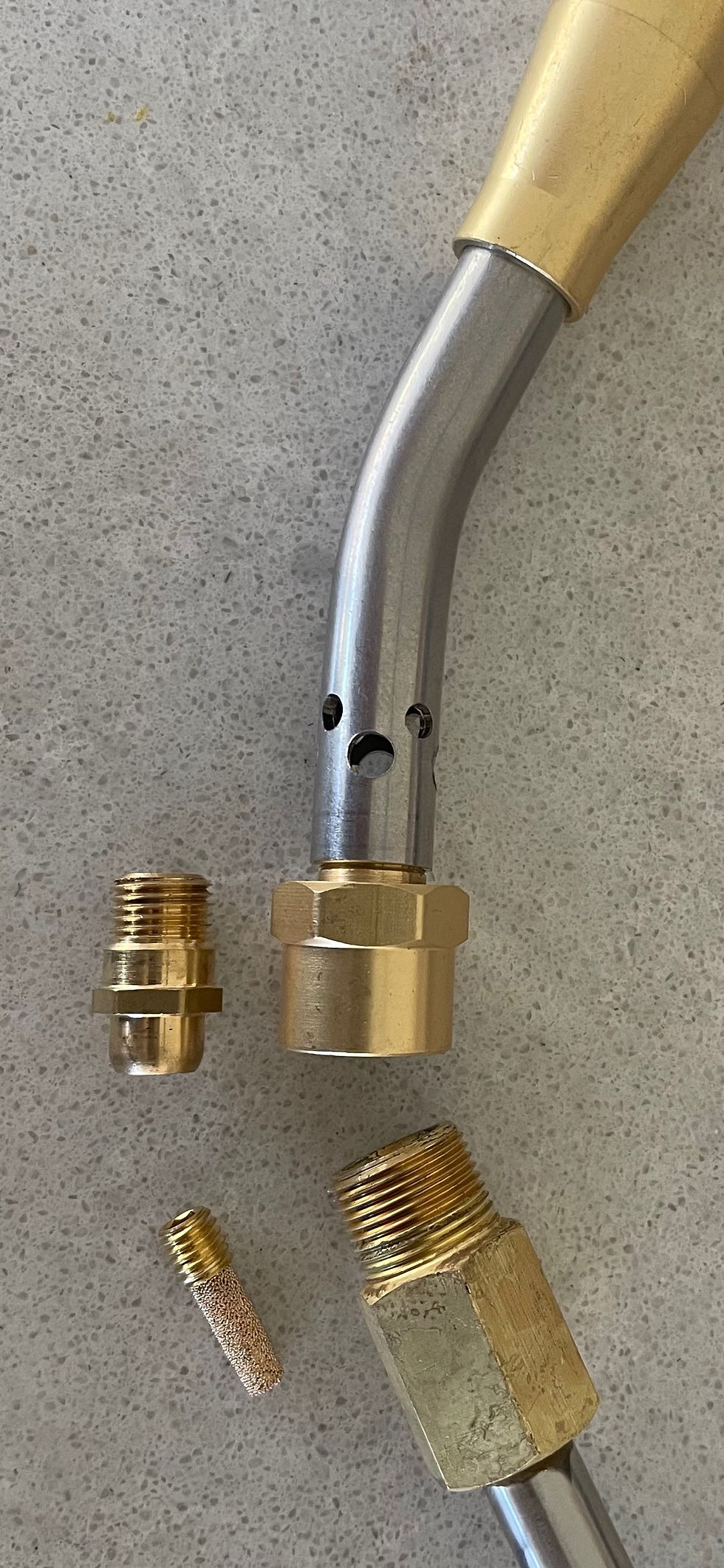 Thumbnail: SINTERED BRONZE INLINE GAS FILTER