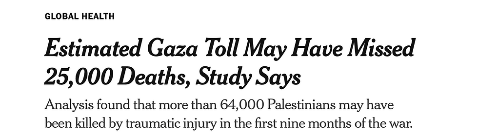James Ron - Are Gaza Deaths Being Undercounted?
