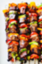 Chicken or Beef Skewers