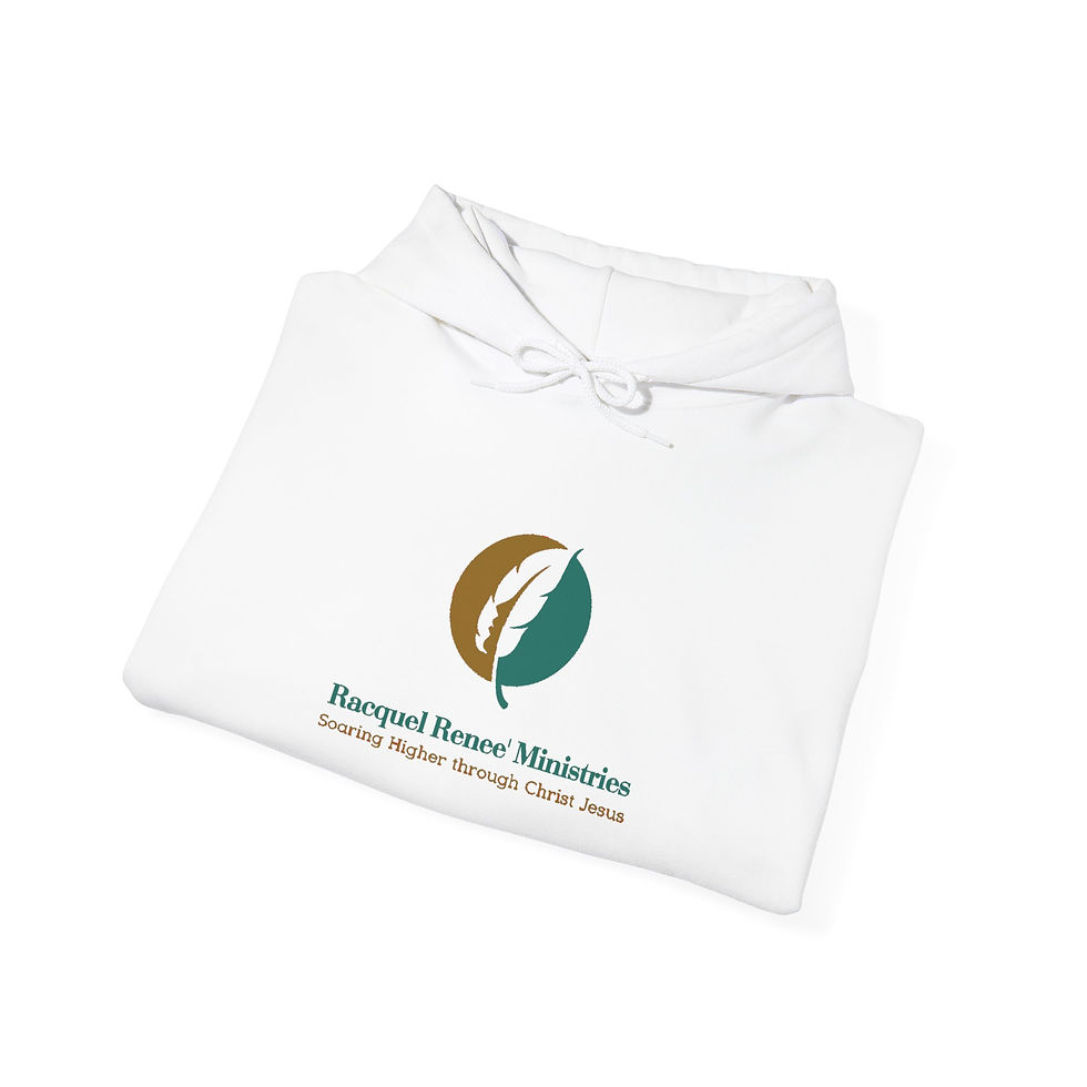 Thumbnail: "Racquel Renee' Hoodie, Cozy Apparel, Ideal for Church Events