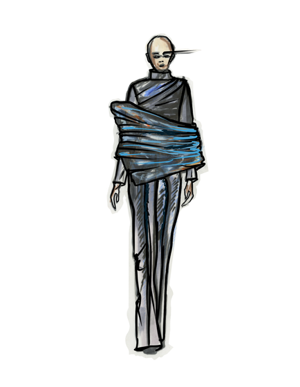 Look 4: Twisted In You Perception.