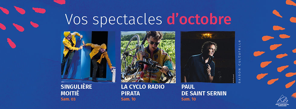 Vos spectacles d'Octobre