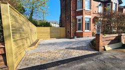 Core gravel permeable driveway in Cheshire